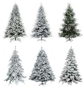 Home Decoration Handmade Luxury Artificial Xmas Snowing Flocked 12 Foot Christmas Tree