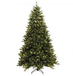 Pre-lit 7ft Artificial Christmas Tree With Warm White Led Light