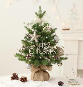 Artificial Xmas Tree Decoration 50CM Small Table Christmas Tree Mini Led Christmas Tree