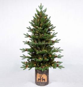 artificial christmas tree mini Xmas decoration pe pvc 1ft 1.5ft 2ft 2.5ft For Indoor office desktop table top