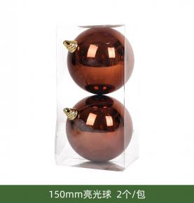 Wholesale Various Sizes Gold large plastic ball christmas ornaments in bulk